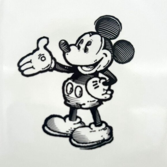 NWT Disney Parks Collection, Mickey Mouse Ceramic 8" Salad Dessert Plates, Set 4 - Picture 10 of 10